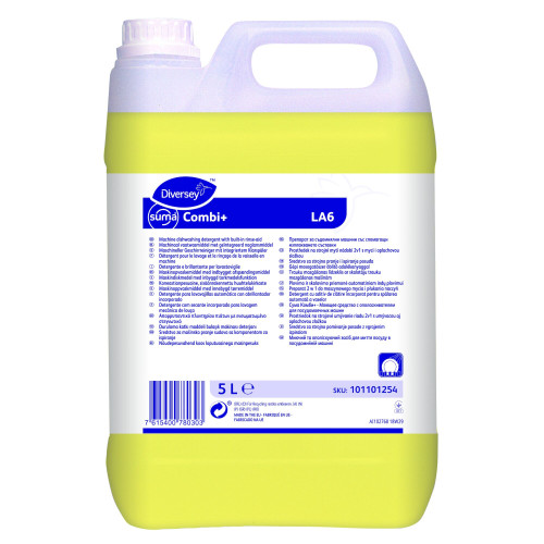 Suma LA6 Concentrated Dishwash Detergent With Built-In Rinse-Aid