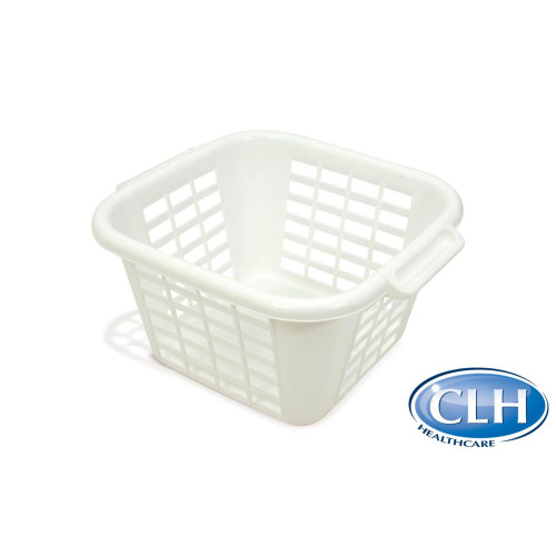 Square Laundry Basket, 24 Litre - Linen