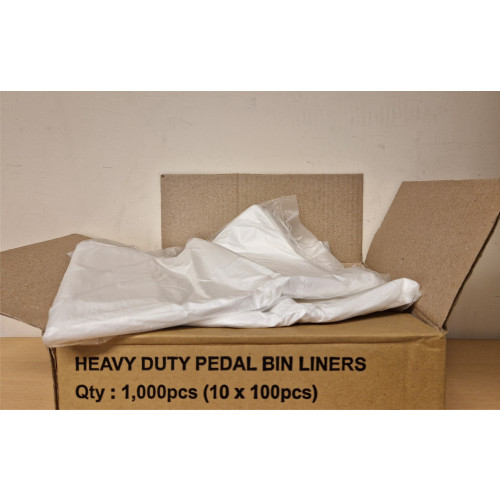 Heavy Duty Pedal Bin Liners - Flat Packed