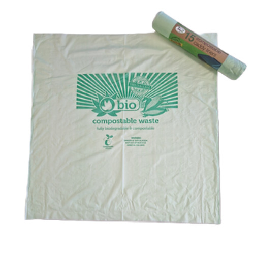 10 Litre Caddy Liner Food Waste Compostable Bags