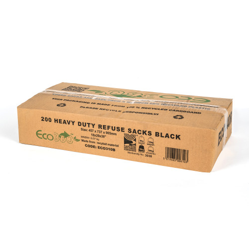 Black Refuse Sacks - Heavy Duty