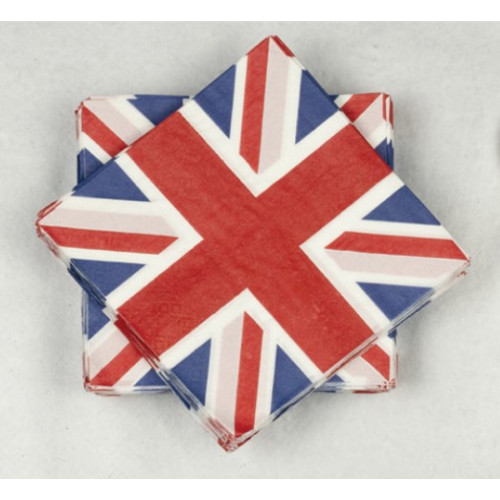 Union Jack 2 Ply Paper Napkins