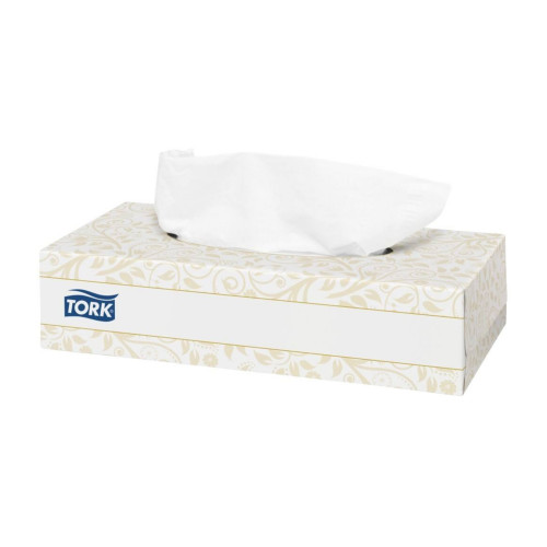 Tork Premium Extra Soft Facial Tissues, 2 Ply White