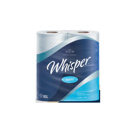 Whisper Soft Toilet Rolls