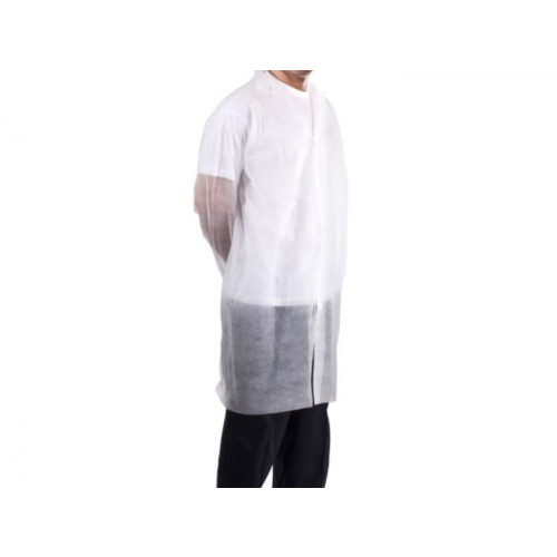 White Disposable Visitors Coats