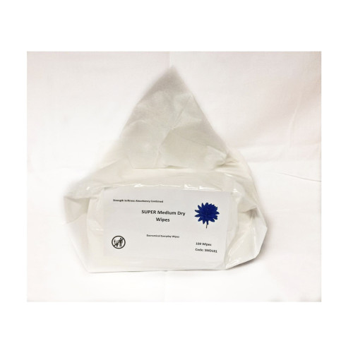 Economy Soft Super Medium Dry Wipes