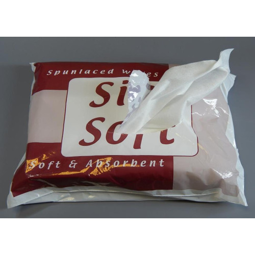 Silksoft Spunlace Large Dry Wipe