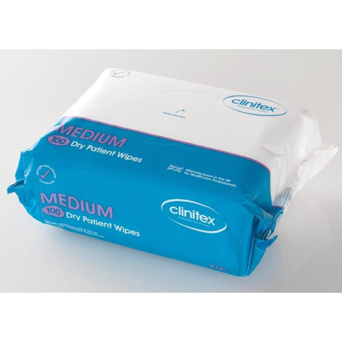 Clinitex R101 Medium Dry Patient Wipes