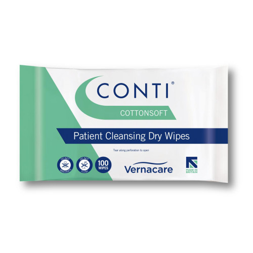 Conti CottonSoft Large Dry Wipes