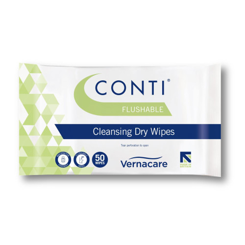 Conti Flushable Dry Wipes