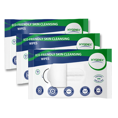 Hygenex Maceratable Skin Cleansing Wet Wipes