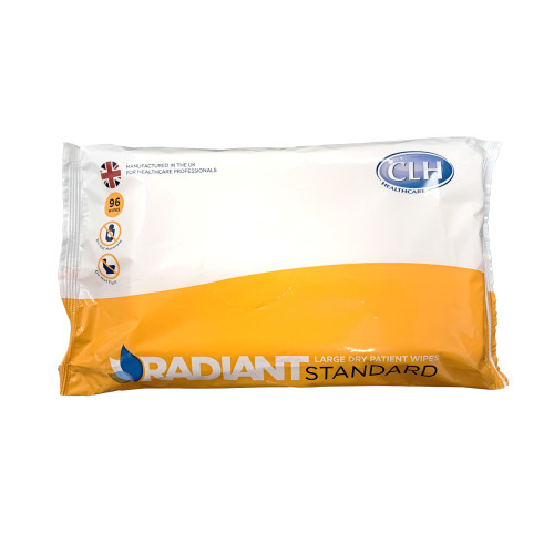 Radiant Standard Large Dry Patient Wipes