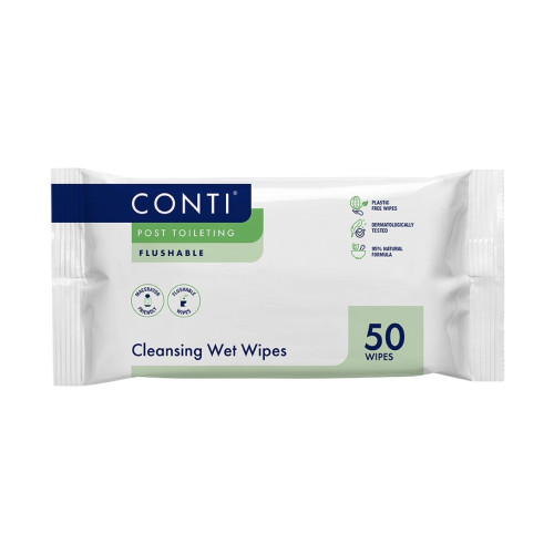 Conti Post Toileting Patient Wet Wipes