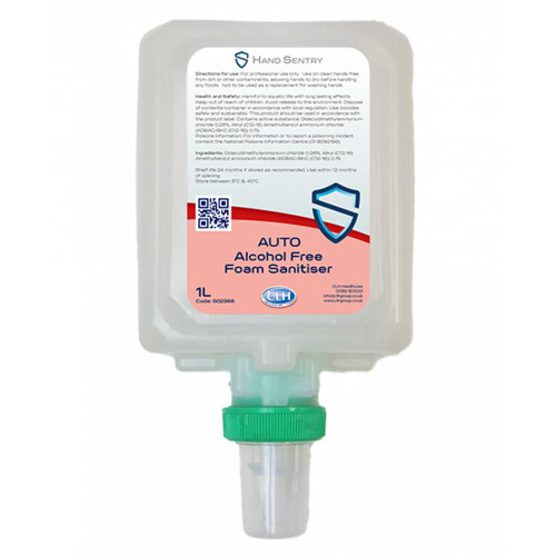 Hand Sentry AUTO Alcohol Free Foam Hand Sanitiser Cartridge Refill