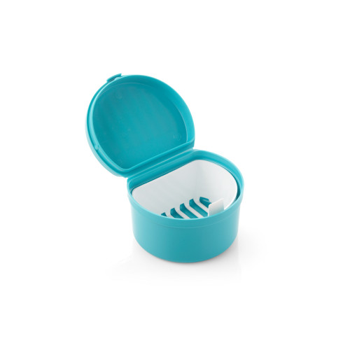 Denture Pot with Strainer