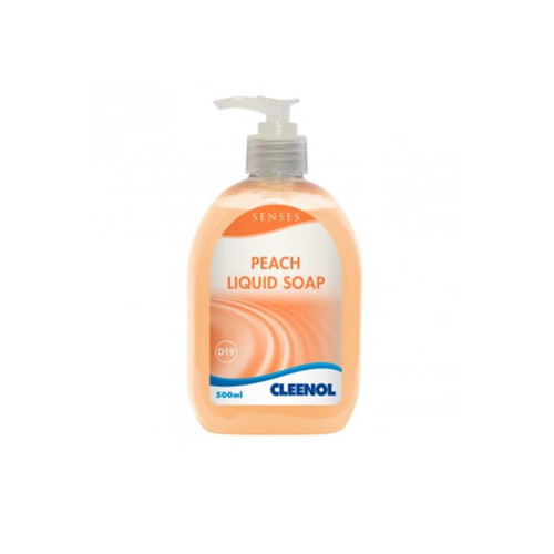 Senses Peach Luxury Cream Soap 500ml Pump Top Bottle
