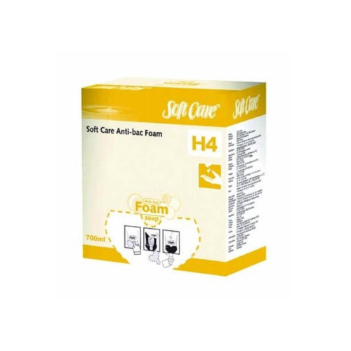 H42 Soft Care Plus Foam Antibacterial Hand Soap Refills - Case (6x700ml)