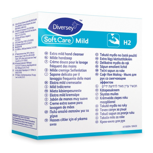 H2 Soft Care Mild Soap Handwash 800ml Refills