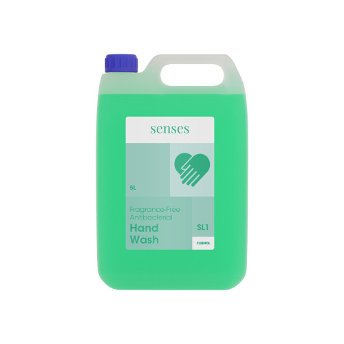 Senses Green Antibacterial Hand Wash Liquid Soap - 5L Refill