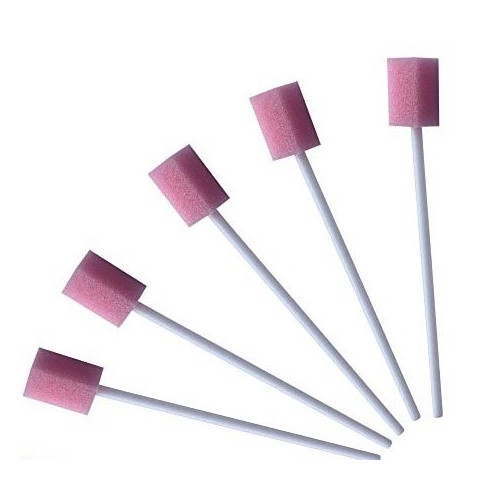 Pink Foam Mouth Swabs