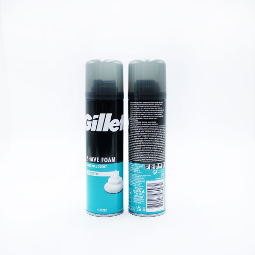 Gillette Shaving Foam Aerosol Canisters