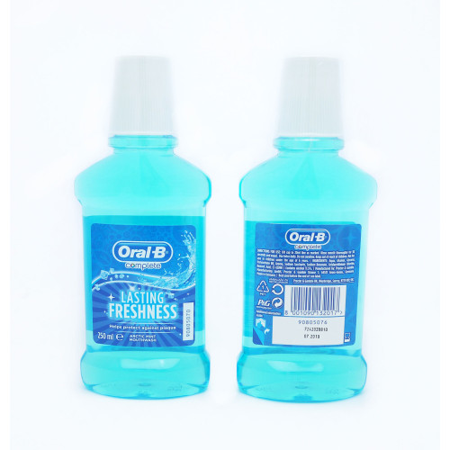 Oral-B Arctic Mint Mouthwash Bottle