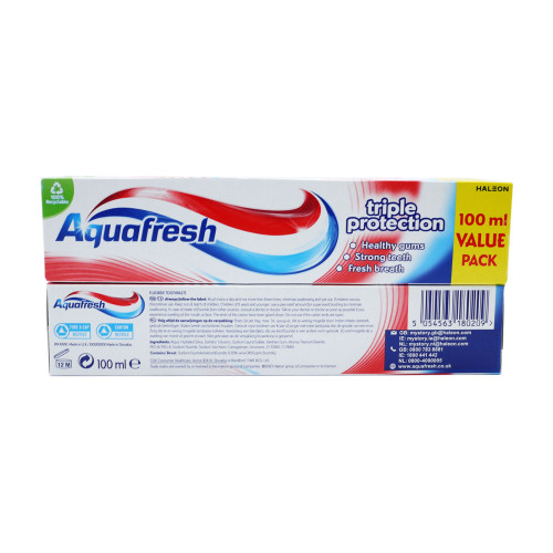 Aquafresh Toothpaste Tube