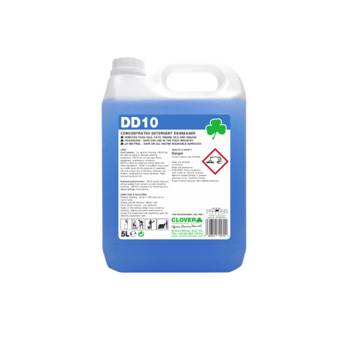 Clover DD10 Detergent Degreaser CLH Healthcare