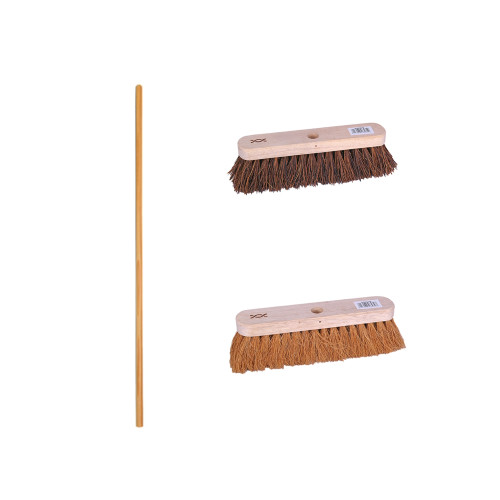 Heavy Duty Brooms with Soft / Stiff Broom Heads