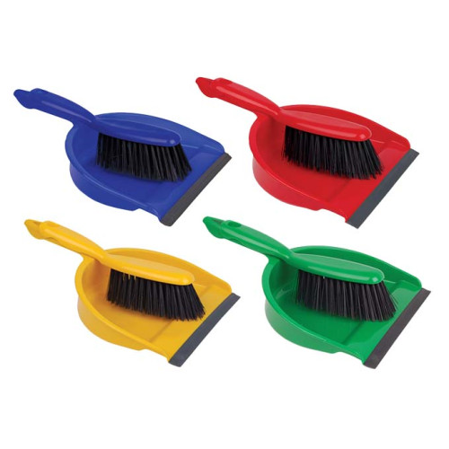 Plastic Dust Pan & Brush CLH Healthcare