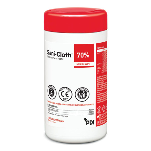 PDI Sani-Cloth 70% Wipes For Medical Devices In A Tub