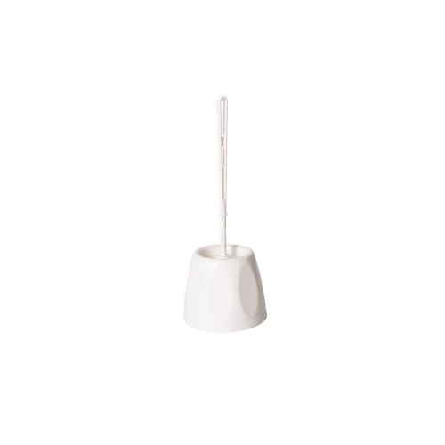 White Toilet Brush Set - Open