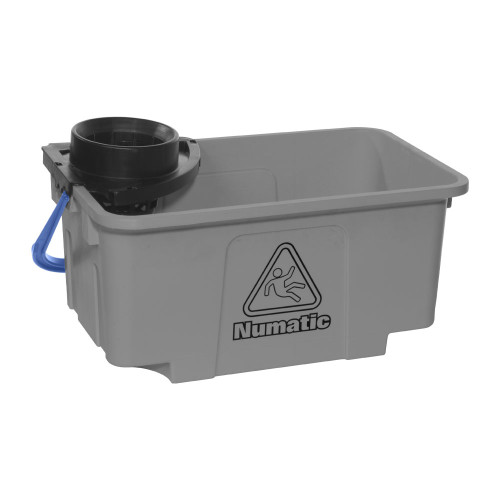 Bucket with Blue Handle & Strainer for Numatic EM3 Trolley 34L