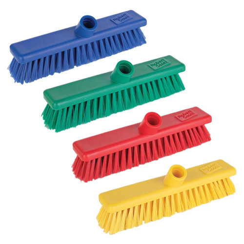 Hygiene Broom Head 12" - Soft Bristles