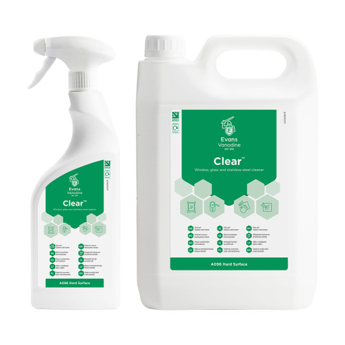 EVANS Clear⢠Window & Glass Cleaner