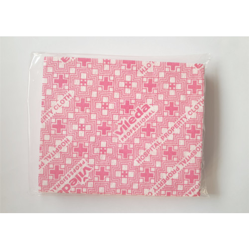 Vileda Hospital Cloths - Red