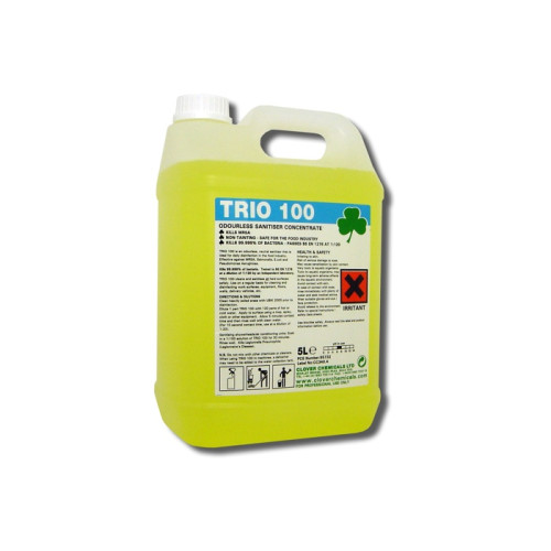 Clover Trio 100 Hard Surface Sanitiser - 5 Litre