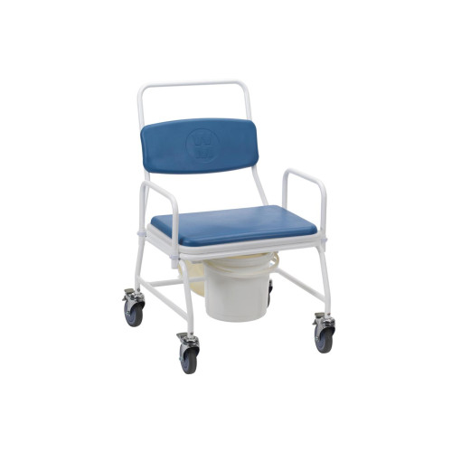 Mobile On Wheels Bariatric 24" Width Commode
