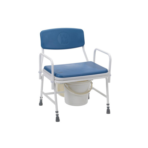 Adjustable Height Bariatric 24" Width Commode