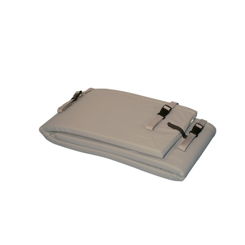 Cotside Bumper Padded Protectors for Smartguard / Ergoflex Rails, Grey - Pair