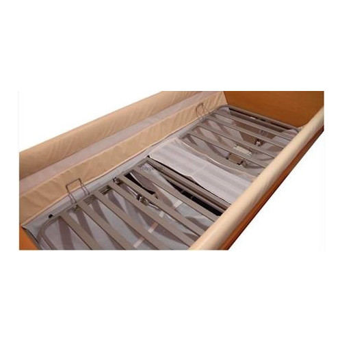 Connected Cotside Bumpers for Profiling Beds