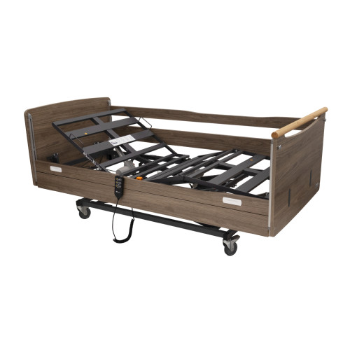 XD5 Classic Electric Profiling Bed ChÃªne des Marais with Side Rails