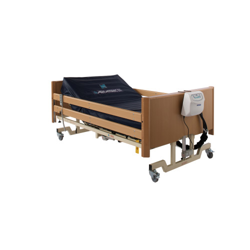 Bradshaw Bariatric Low Electric Profiling Bed with Integral Wooden Side Rails
