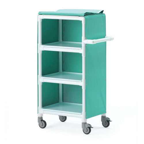Clean Linen Distribution Cart - Small Green