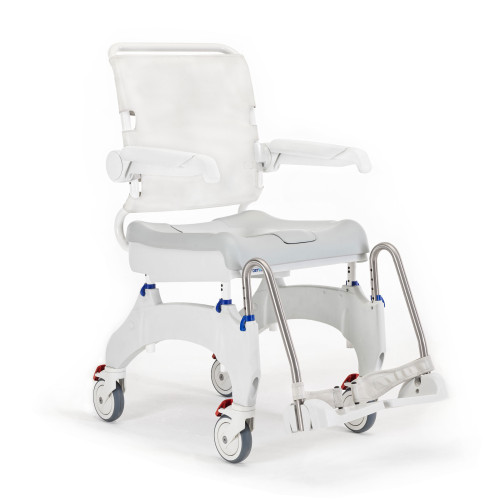 Aquatec Ocean Ergo XL Shower Chair Commode, with Soft Seat & Insert