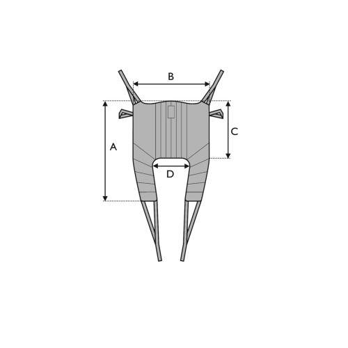 Invacare Amputee Solid Polyester Sling