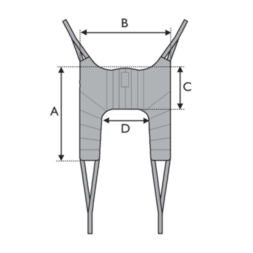 Invacare Universal Standard Slings - Solid Polyester