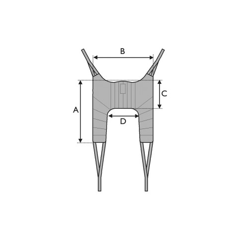 Invacare Universal Standard Slings - Net Fabric