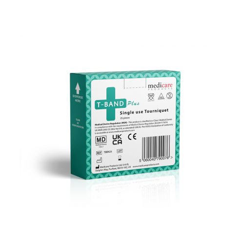 Medicare T-BAND Single Use Tourniquets - Box (25)
