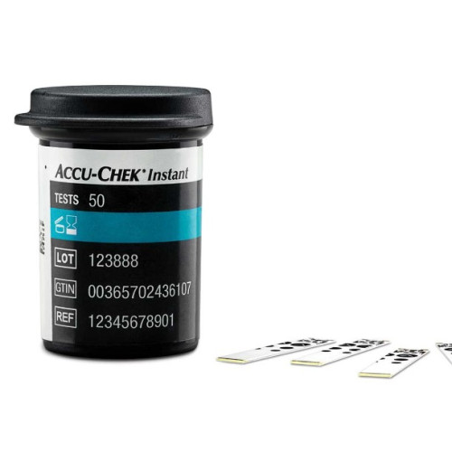 AccuChek Instant Blood Glucose Test Strips CLH Healthcare